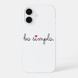 Funda Para iPhone 16 Sé Simple - Encuentra Tu Paz