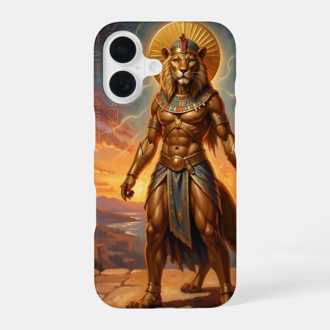 Funda Para iPhone 16 Sekhmet – Lion-Headed War Goddess´2 (Reverso )