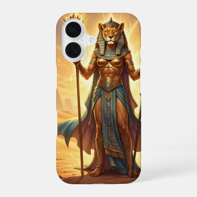 Funda Para iPhone 16 Sekhmet – Lion-Headed War Goddess´3 (Reverso )