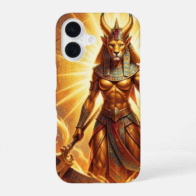 Funda Para iPhone 16 Sekhmet – Lion-Headed War Goddess´4 (Reverso )