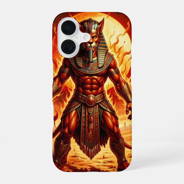 Funda Para iPhone 16 Sekhmet – Löwenköpfige Kriegsgöttin´1 (Reverso )