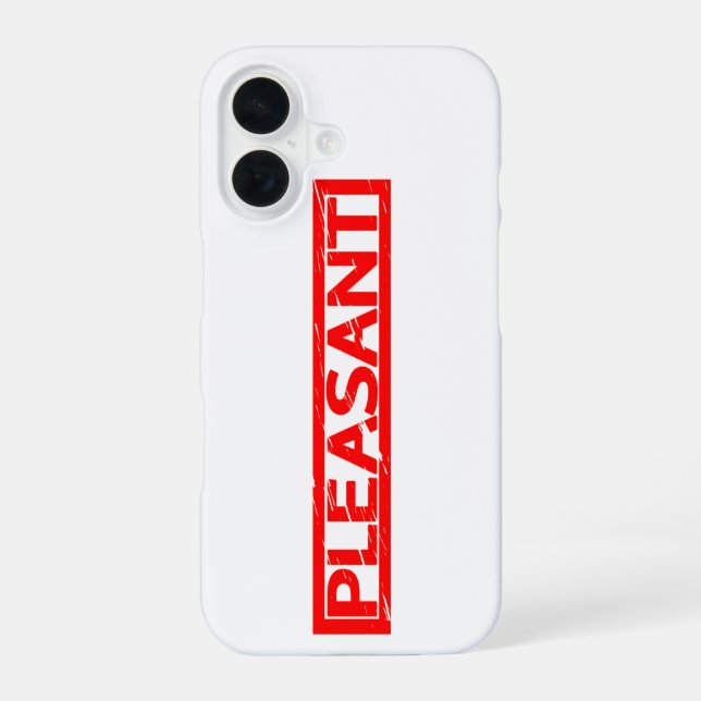 Funda Para iPhone 16 Sello agradable (Reverso )