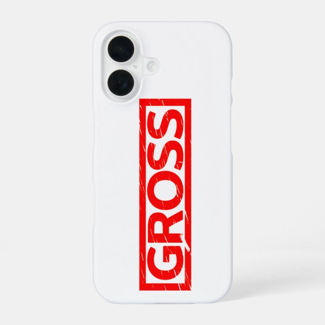 Funda Para iPhone 16 Sello bruto (Reverso )