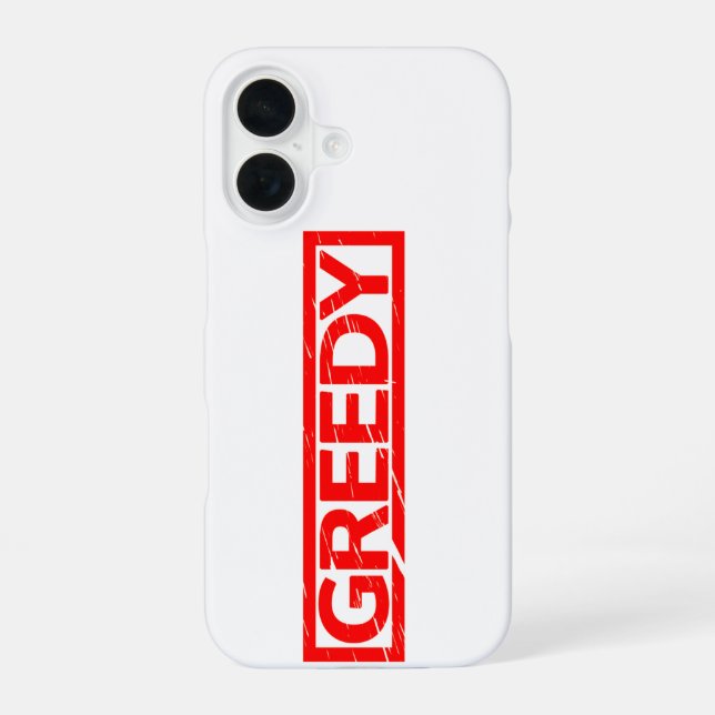 Funda Para iPhone 16 Sello codicioso (Reverso )