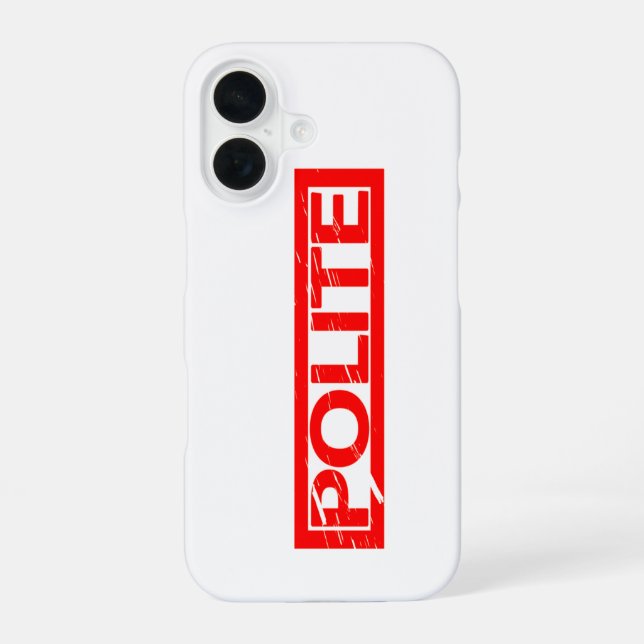 Funda Para iPhone 16 Sello de letra (Reverso )