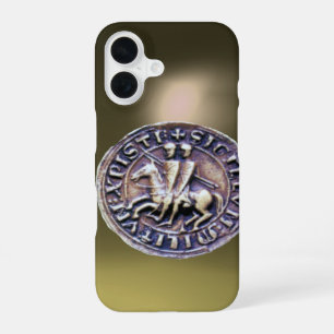 Funda Para iPhone 16 Sello de los Caballeros Templarios gris