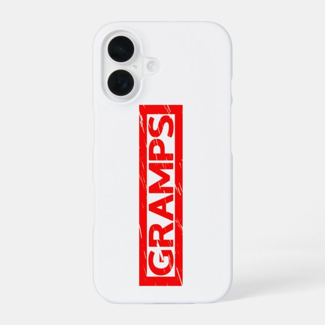 Funda Para iPhone 16 Sello de marca (Reverso )