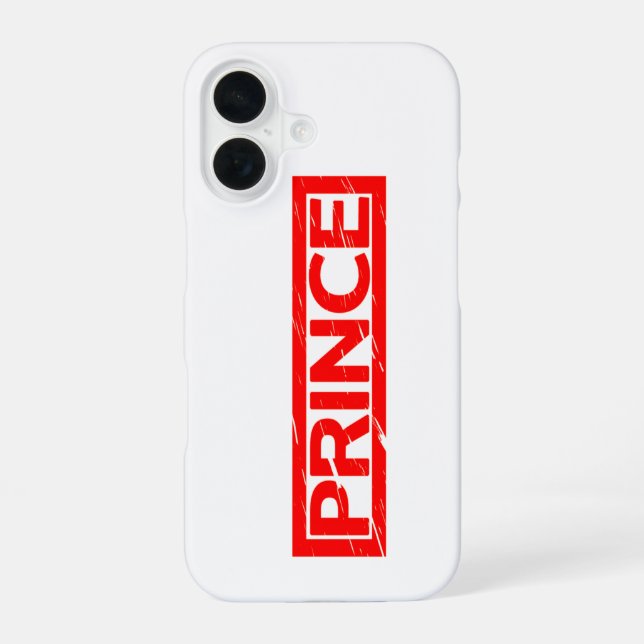 Funda Para iPhone 16 Sello de Prince (Reverso )