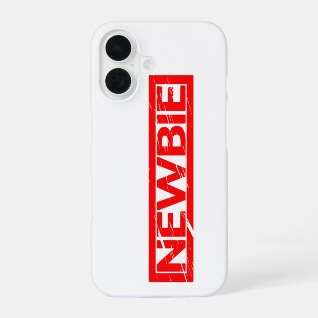 Funda Para iPhone 16 Sello de principiante (Reverso )