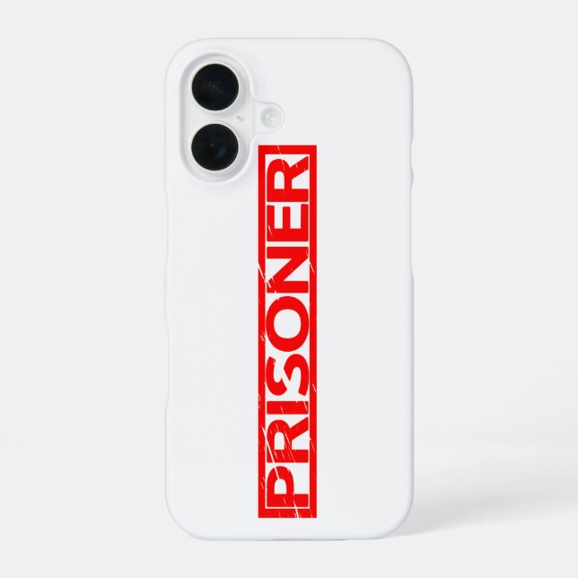 Funda Para iPhone 16 Sello de prisionero (Reverso )