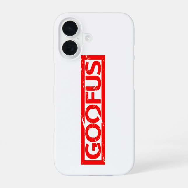 Funda Para iPhone 16 Sello Goofus (Reverso )