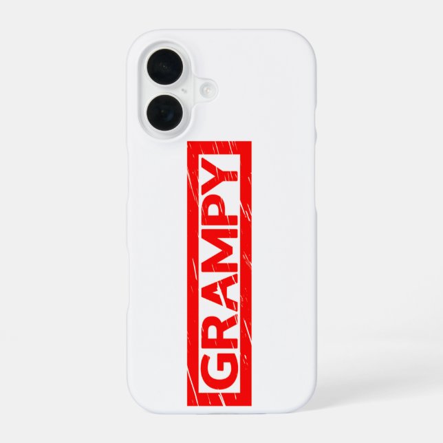 Funda Para iPhone 16 Sello Grampy (Reverso )