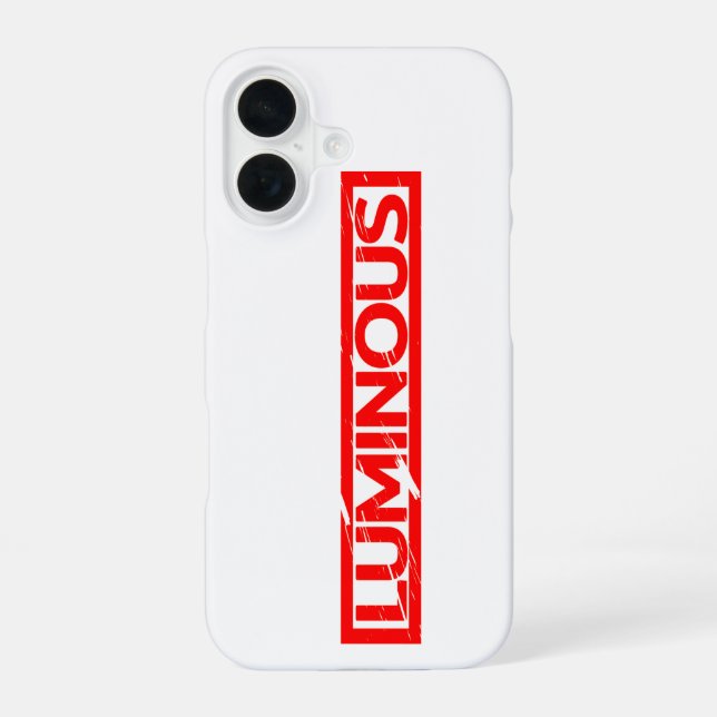 Funda Para iPhone 16 Sello Luminoso (Reverso )