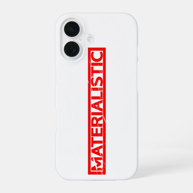 Funda Para iPhone 16 Sello material (Reverso )