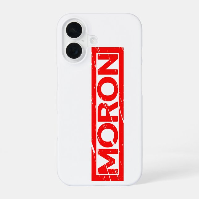 Funda Para iPhone 16 Sello Moron (Reverso )