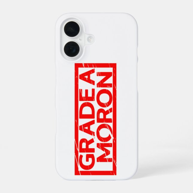 Funda Para iPhone 16 Sello Moron Grado A (Reverso )