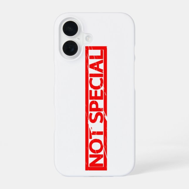 Funda Para iPhone 16 Sello no especial (Reverso )