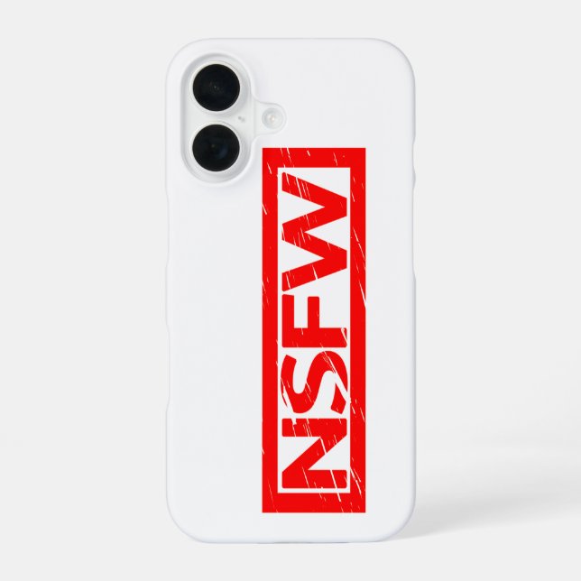 Funda Para iPhone 16 Sello NSFW (Reverso )