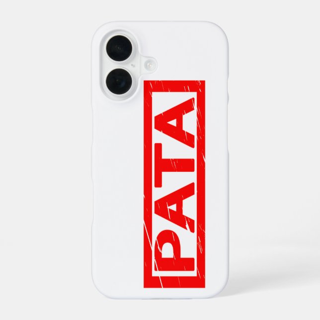 Funda Para iPhone 16 Sello Pata (Reverso )