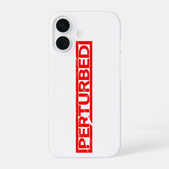 Funda Para iPhone 16 Sello perturbado (Reverso )