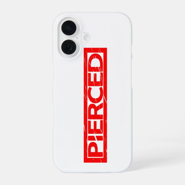 Funda Para iPhone 16 Sello Pierced (Reverso )