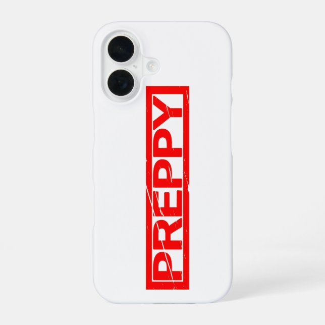 Funda Para iPhone 16 Sello Preppy (Reverso )