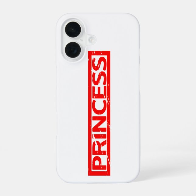 Funda Para iPhone 16 Sello Princesa (Reverso )