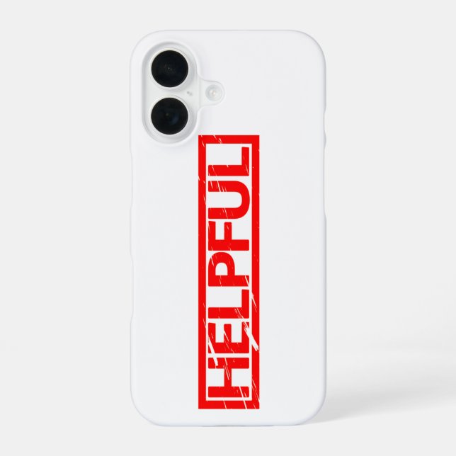 Funda Para iPhone 16 Sello útil (Reverso )