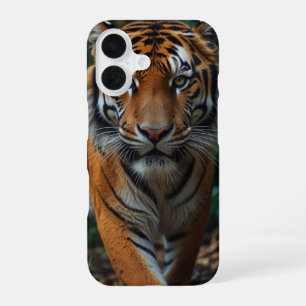 Funda Para iPhone 16 Selva de animales de la jungla de tigres