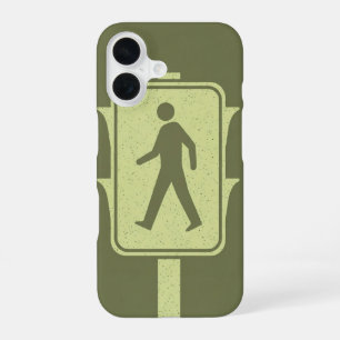Funda Para iPhone 16 Señal de cruce peatonal vintage