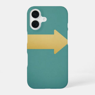 Funda Para iPhone 16 Señal de Flecha de Calle Retro