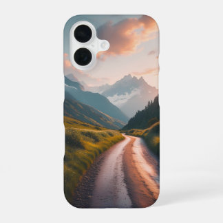 Funda Para iPhone 16 Sendero Alpino Dorado