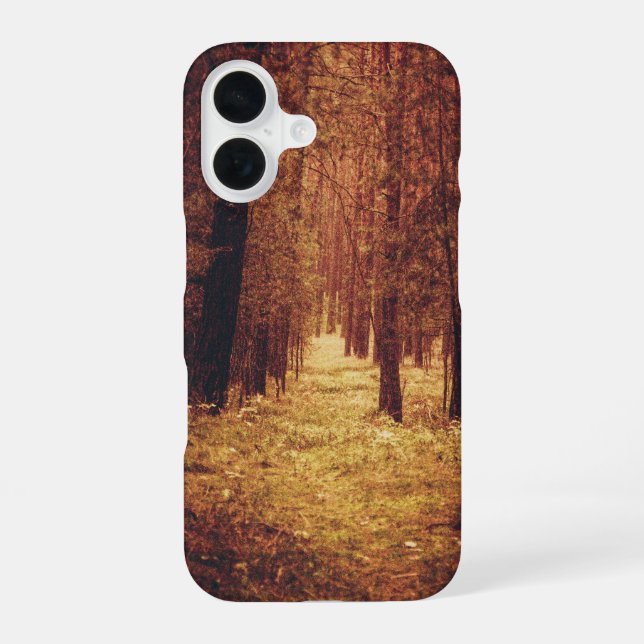 Funda Para iPhone 16 Sendero del bosque... (Reverso )