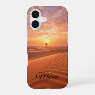 Funda Para iPhone 16 Serenidad del Desierto - Dunas doradas en el Bella