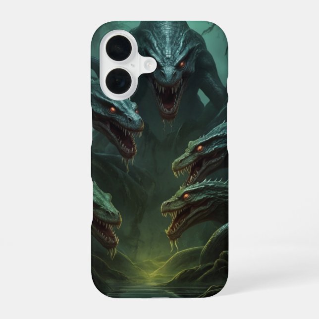 Funda Para iPhone 16 Serpiente Hidra (Reverso )
