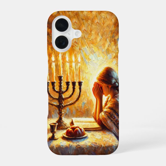 Funda Para iPhone 16 Shabbat shalom  (Reverso )
