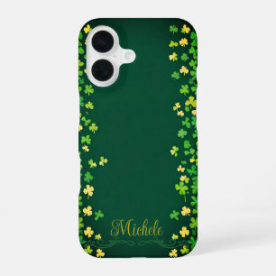 Funda Para iPhone 16 Shamrock Border Bliss