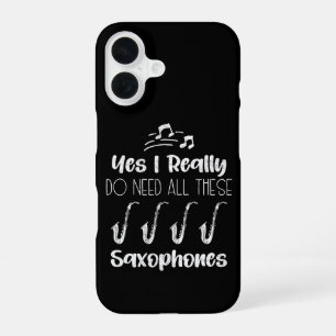Funda Para iPhone 16 Sí, realmente necesito a todos estos saxofonistas