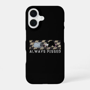 Funda Para iPhone 16 Siempre Enojado Funny Trash Day Opossum Amante de