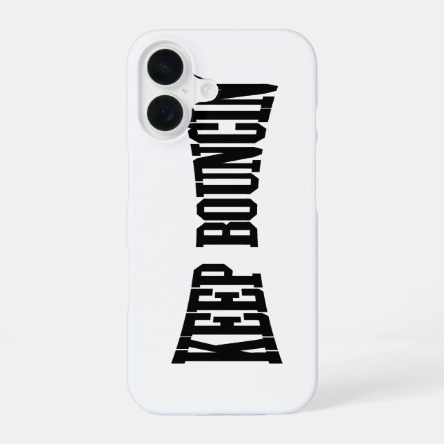 Funda Para iPhone 16 Sigue rebotando (Reverso )