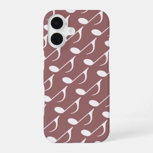 Funda Para iPhone 16 símbolo gráfico de nota musical