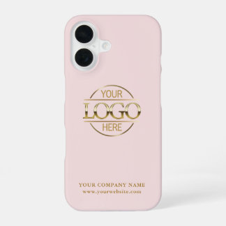 Funda Para iPhone 16 Simple Minimal Custom Business Company Logo