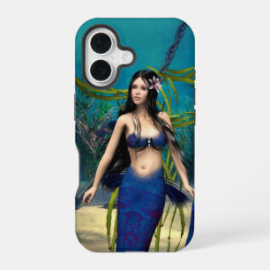 Funda Para iPhone 16 Sirena Azul