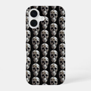 Funda Para iPhone 16 Skull con patrones