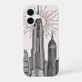Funda Para iPhone 16 Skyline urbano