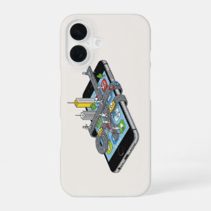 Funda Para iPhone 16 Smart City en un Funda de Smartphone Iphone 16