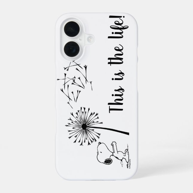 Funda Para iPhone 16 Snoopy con Dandelion (Reverso )
