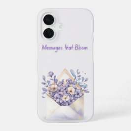 Funda Para iPhone 16 Sobre floral acuático