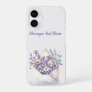 Funda Para iPhone 16 Sobre floral acuático