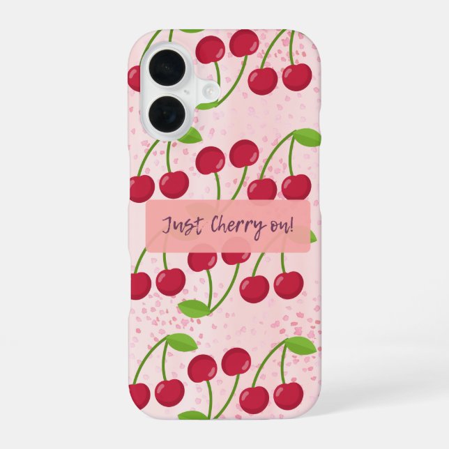 Funda Para iPhone 16 ¡Solo Cereza! (Reverso )
